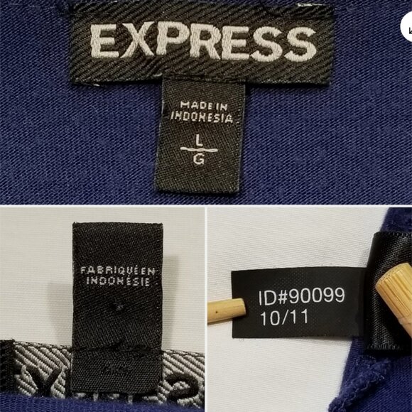 EXPRESS Layered Top Blouse 6716E1M - Picture 7 of 9